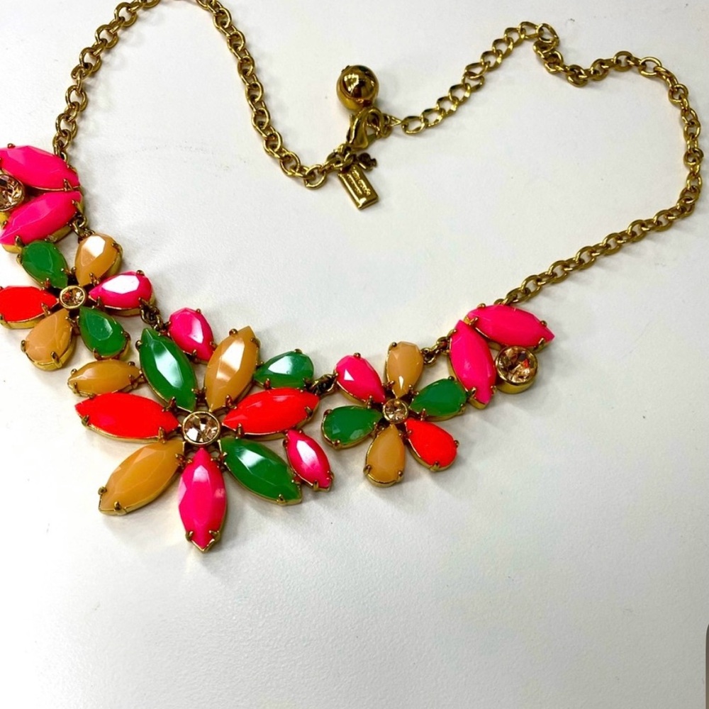 Kate Spade Flowers in Paris Statement necklace